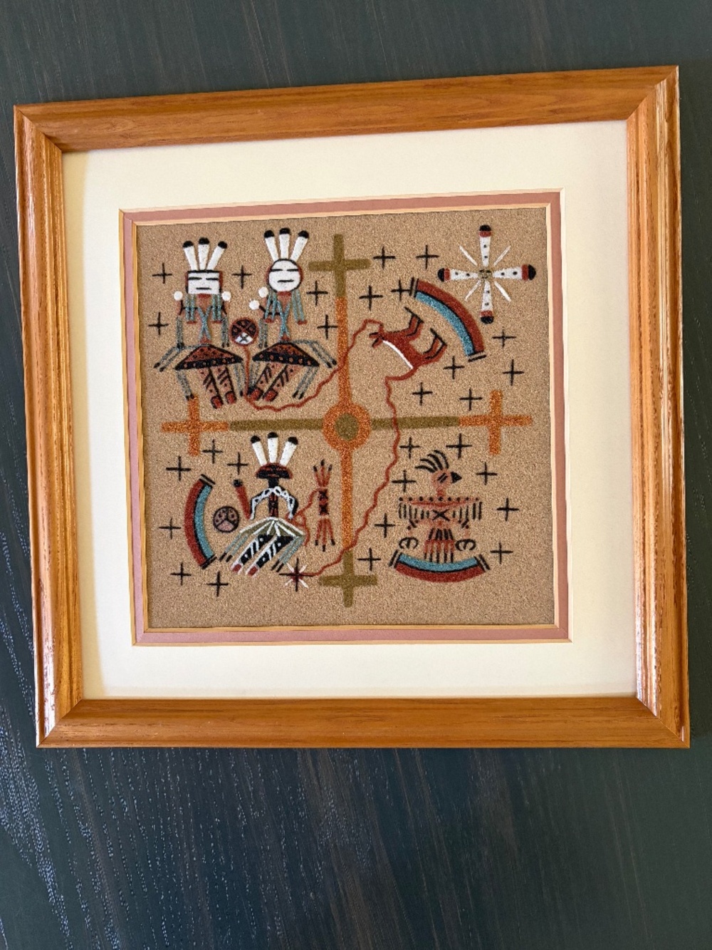 Southwestern Sand Painting by M.C. Lewis